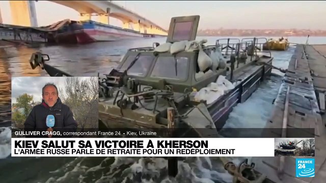 L'armée ukrainienne entre dans Kherson après le retrait russe