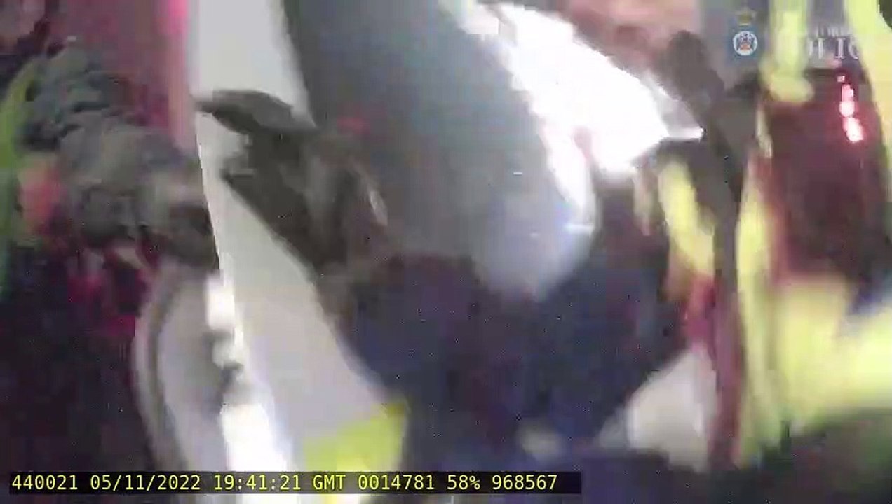 Footage shows serious disorder in West Yorkshire streets on Bonfire Night (Video: WYP)