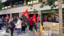 Concentración trabajadores de Bon Preu en Barcelona