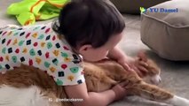 Begini Jadinya Bila Kucing Bersama Anak Kecil Lucu Banget Bikin Ngakak