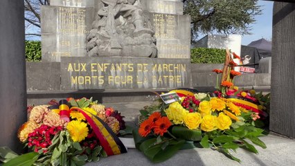 Cérémonie patriotique à Marchin