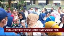 SDN Pondok Cina 1 Tertutup Trotoar, Orang Tua Mengadu ke DPRD Kota Depok!