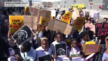 Proteste zum Besuch von US-Präsident Biden auf der COP27