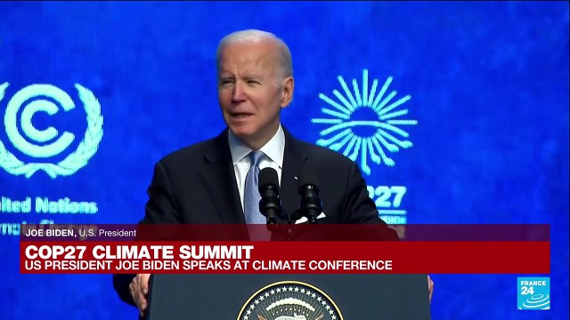 REPLAY: US President Joe Biden speaks at COP27 climate summit