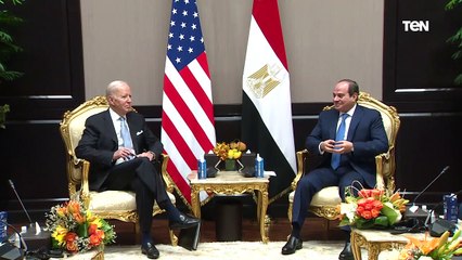 السيسي لـ "بايدن": الأمور في مصر تسير بشكل جيد وأطلقنا حوارا وطنيا واستراتيجية لحقوق الإنسان