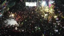 (DRON) Pakistan'da İmran Han'ın partisinin İslamabad'a yürüyüşü sürüyor