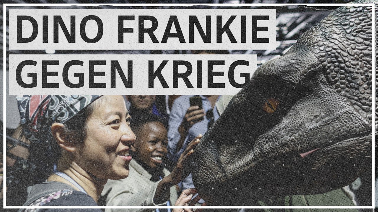 COP 27: Dinosaurier Frankie sagt Menschen düstere Zukunft voraus