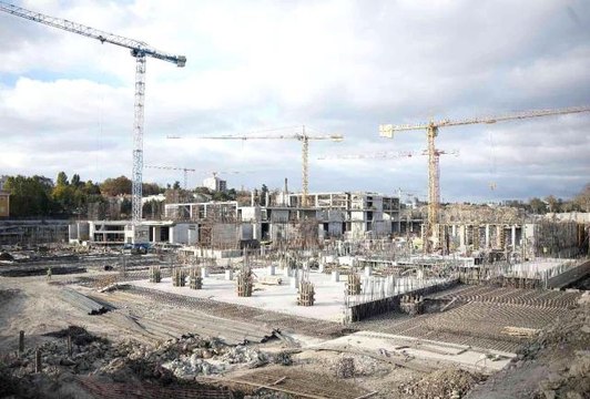 Hidayet Türkoğlu, TBF Basketbol Gelişim Merkezi'nin inşaatında spor müdürleriyle incelemelerde bulundu