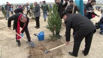 Azerbaycan'da Milli Ağaçlandırma Günü'nde 111 bin fidan dikildiTürkiye'nin Bakü Büyükelçisi Bağcı fidan dikme etkinliğine katıldı