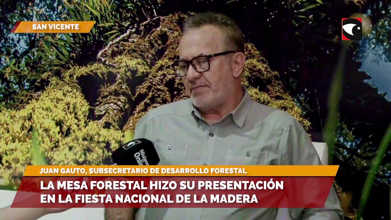 La mesa forestal hizo su presentación en la fiesta nacional de la madera