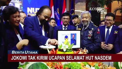 Tải video: Presiden Joko Widodo Tak Kirim Ucapan Selamat HUT ke Partai NasDem