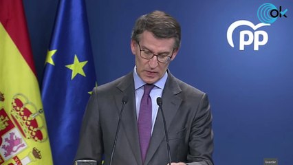 Feijóo anuncia que devolverá el delito de sedición al Código Penal cuando sea presidente