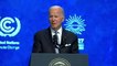 Joe Biden heckled as Cop27 speech interrupted by protesters