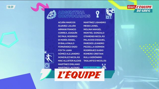 Messi, Di Maria et Dybala à la Coupe du monde - Foot - CM - Argentine