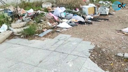 La dejadez del alcalde de Palma convierte los solares frente al centro Rafa Nadal en un vertedero