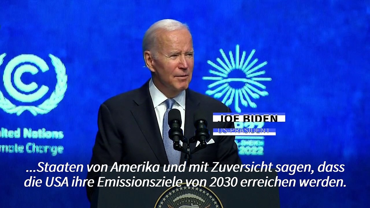Biden: USA werden Klimaziele für 2030 erreichen
