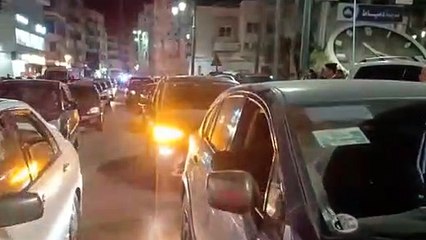 أطفال وسيدات وشباب وكبار السن يشاركون فى مسيرات لدعم الرئيس السيسى فى دمياط