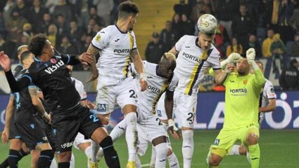 Fırtına'ya zirve yolunda bir darbe daha! Trabzonspor, Ankara deplasmanında umduğunu bulamadı