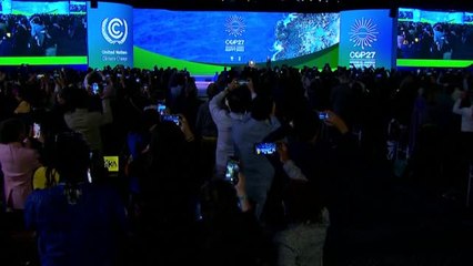 Biden visita Egipto con motivo de la cumbre del clima