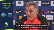 Galtier 'won't rest' PSG stars before World Cup