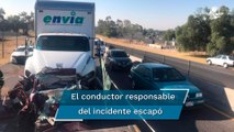 Tragedia en la México-Pachuca: dos integrantes de una familia mueren prensados por tráiler