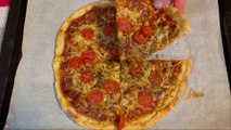 Pizza Dough Recipe with 2 Ingredients / Ζύμη Πίτσας με 2 Υλικά