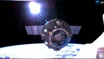 See China's 'T-Shaped' Space Station In Cargo Ship Undocking Views