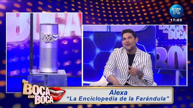 Alexa “La Enciclopedia de la Farándula” llegó a De Boca en Boca