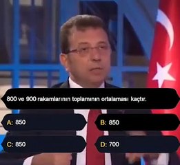 Hesap öğretmek isterken hesap karıştıran İmamoğlu'nu fena tiye aldılar!