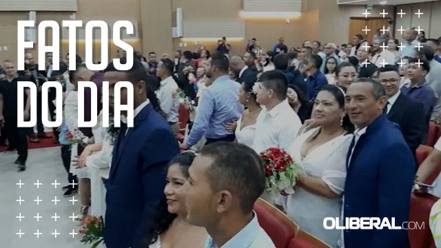 Tribunal de Justiça do Pará formalizou união de 42 casais, em Belém, nesta sexta-feira (11)