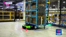 Centro de distribución de Amazon hace uso de la tecnología y la mano de obra humana