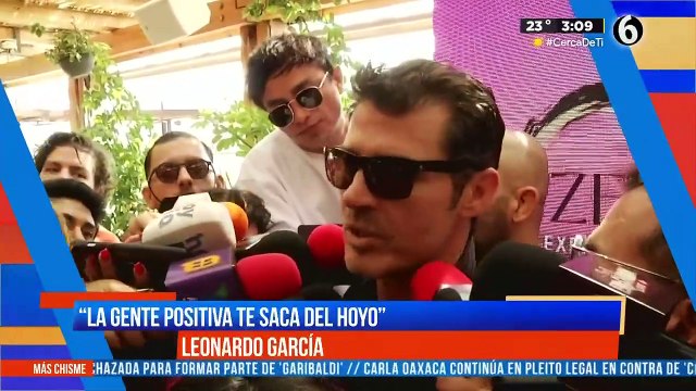 Leonardo García prefiere no hablar de su papá Andrés García