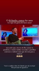 "O melhor vídeo" de Cláudio Ramos