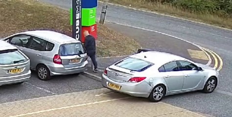 CCTV of suspected catalytic converter theft in Bristol