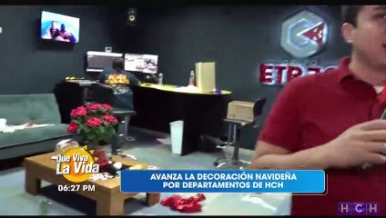 Así avanza la decoración Navideña en los distintos departamentos de HCH