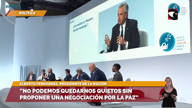 “No podemos quedarnos quietos sin proponer una negociación por la paz”