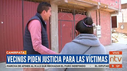 Vecinos piden justicia para las víctimas