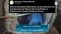 Gobierno de la CDMX lamenta muerte de hermanas que cayeron en coladera; busca a responsables