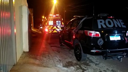 "Um dos disparos veio a acertar de raspão o policial" Relatou tenente do BPRone