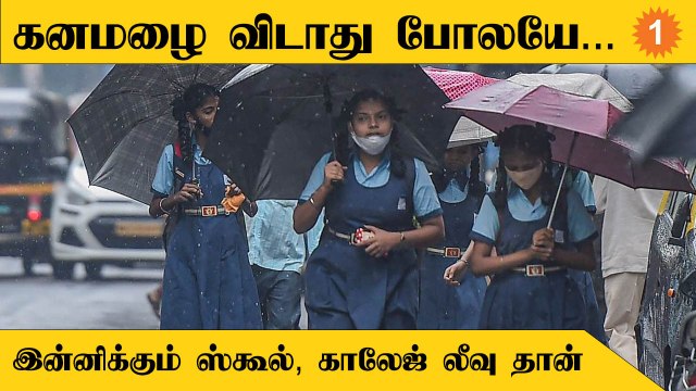 விடாத கனமழை | பள்ளி, கல்லூரிகளுக்கு தொடரும் விடுமுறை