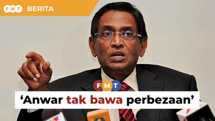 Anwar tak bawa perbezaan kepada pengundi Perak, kata bekas ketua MIC