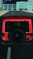 Jeep wrangler drive in city gameplay #shorts