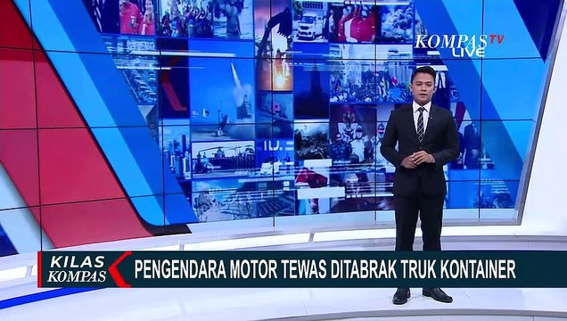 Seorang Kurir Ekspedisi Tewas Usai Tertabrak Truk Kontainer di Tanjung Duren