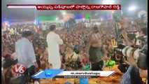 Komatireddy Rajgopal Reddy Participated In Ayyappa Swamy Padi Pooja | Suryapet | V6 News