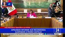 Pedro Castillo: Subcomisión de Acusaciones Constitucionales aprobó denuncia por traición a la patria
