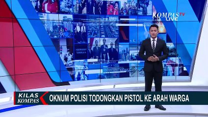 Aksi Arogansi Oknum Polisi Terekam Kamera Saat Hendak Todongkan Pistol ke Warga!