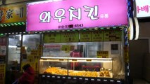 korean fried chicken, fried shrimp
