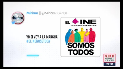 Discusión por marcha del “INE no se toca” está desatada