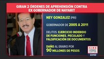 Giran dos órdenes de aprehensión contra exgobernador de Nayarit