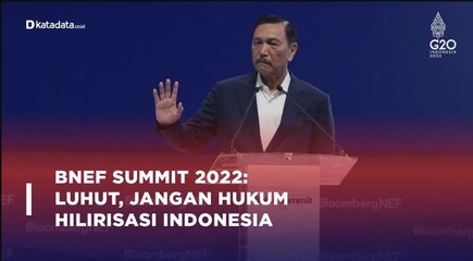 Luhut Minta Dunia Tidak Hukum Kebijakan Hilirisasi Indonesia